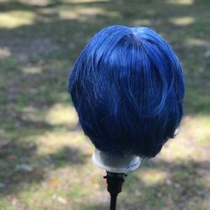 Lace front, HD lace, Royal Blue Bob, 10 in